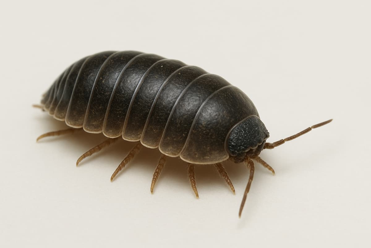 Asseln – Oniscus asellus (Mauerassel). Porcellio scaber (Kellerassel)